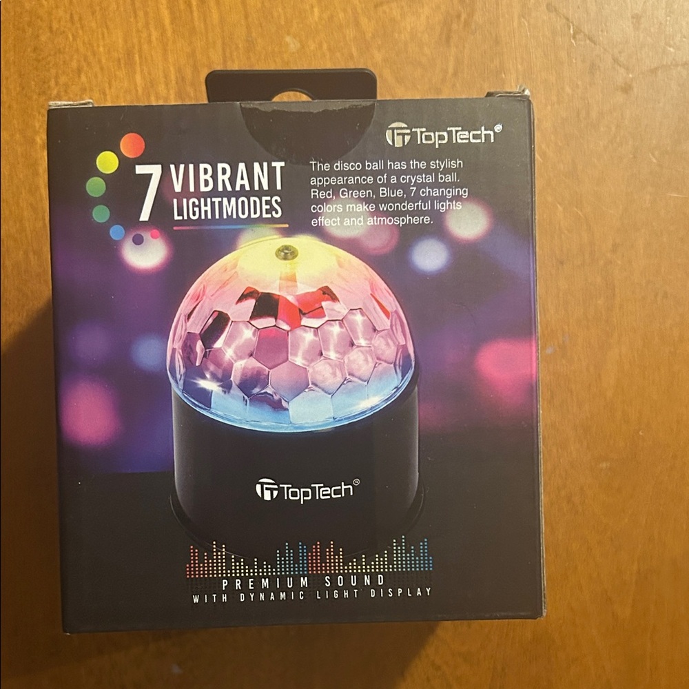 Portable Speaker with Dynamic Light Display - Black